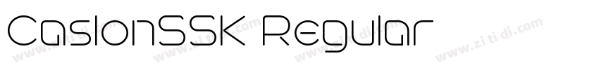 CaslonSSK Regular字体转换 CaslonSSK Regular字体转换
